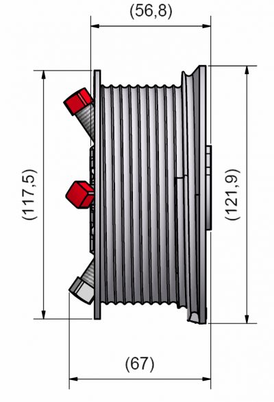 Tambores M102-3125 SL Doco para puertas de garaje - Imagen 2